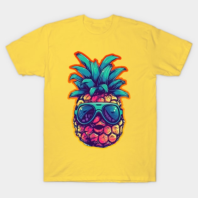 Hipster Pineapple T-Shirt by Tankuss 